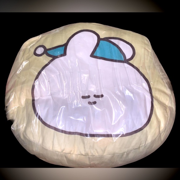 🐰From Japan Zakos Foul-Mouthed Rabbit Dye-Cut BIG Soft Squishie Plush Cushion🐰 - Picture 1 of 8
